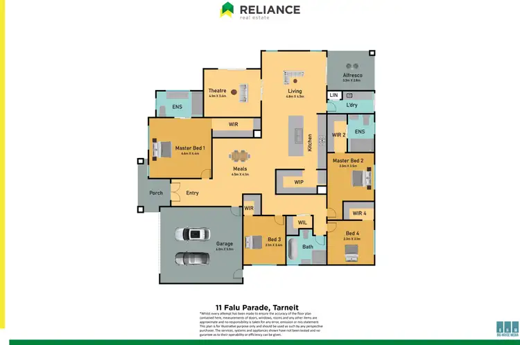 Floorplan of Homely house listing, 11 Falu Parade, Tarneit VIC 3029