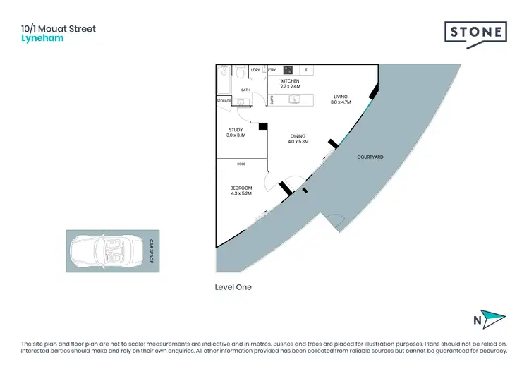 Floorplan of Homely apartment listing, 10/1 Mouat Street, Lyneham ACT 2602
