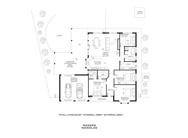 Floorplan of Homely house listing, 7A Clacton Road, Dover Gardens SA 5048