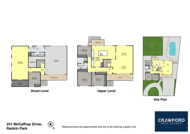 Floorplan of Homely house listing, 241 McCaffrey Drive, Rankin Park NSW 2287