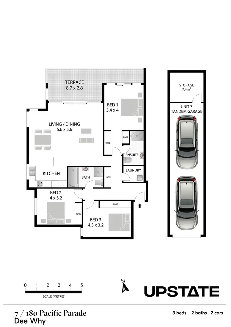Floorplan of Homely unit listing, 7/180 Pacific Parade, Dee Why NSW 2099