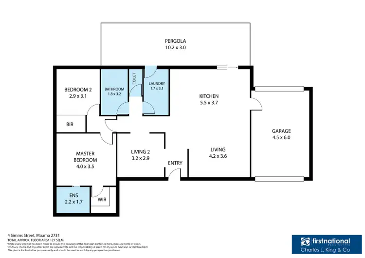 Floorplan of Homely townhouse listing, 4/21 Simms Street, Moama NSW 2731