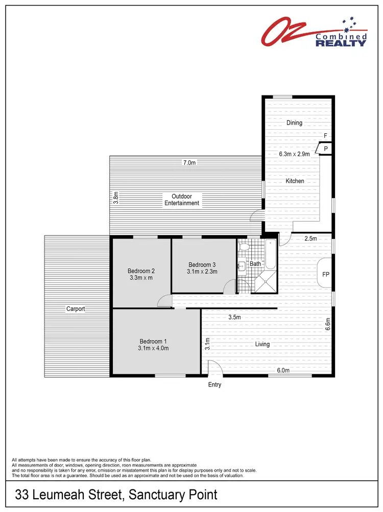 Floorplan of Homely house listing, 33 Leumeah Street, Sanctuary Point NSW 2540