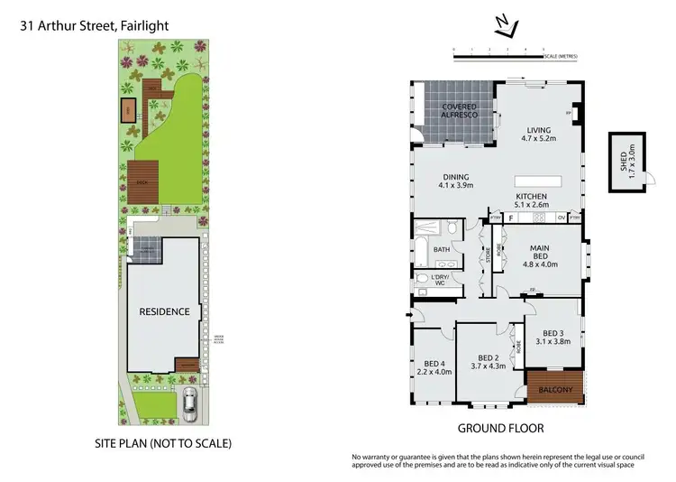 Floorplan of Homely house listing, 31 Arthur Street, Fairlight NSW 2094