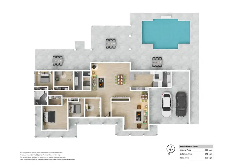 Floorplan of Homely rural property listing, 20 Reflection Drive, Louth Park NSW 2320