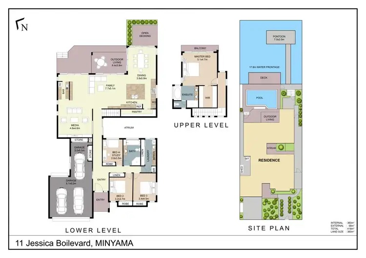 Floorplan of Homely house listing, 11 Jessica Boulevard, Minyama QLD 4575