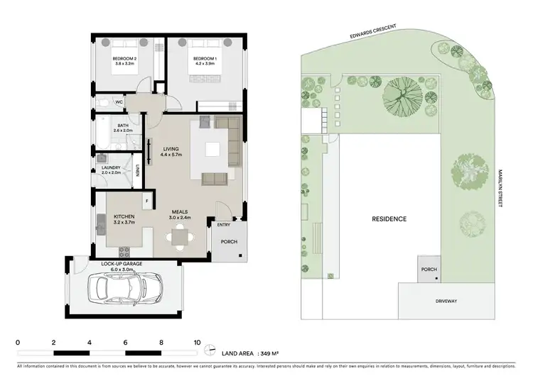 Floorplan of Homely unit listing, 1/16 Edwards Crescent, Wendouree VIC 3355