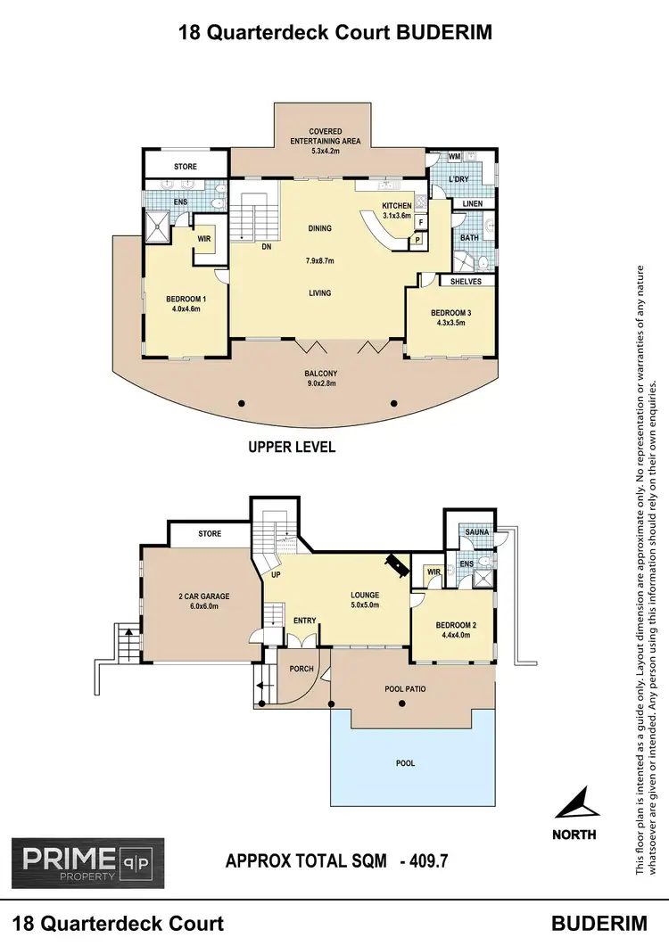 Floorplan of Homely house listing, 18 Quarterdeck Court, Buderim QLD 4556