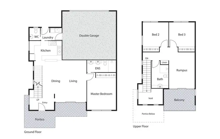 Floorplan of Homely townhouse listing, 23 Keira Street, Narrabundah ACT 2604