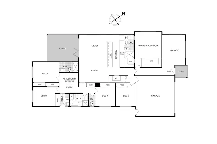 Floorplan of Homely house listing, 5 Kimmorley Street, Casey ACT 2913