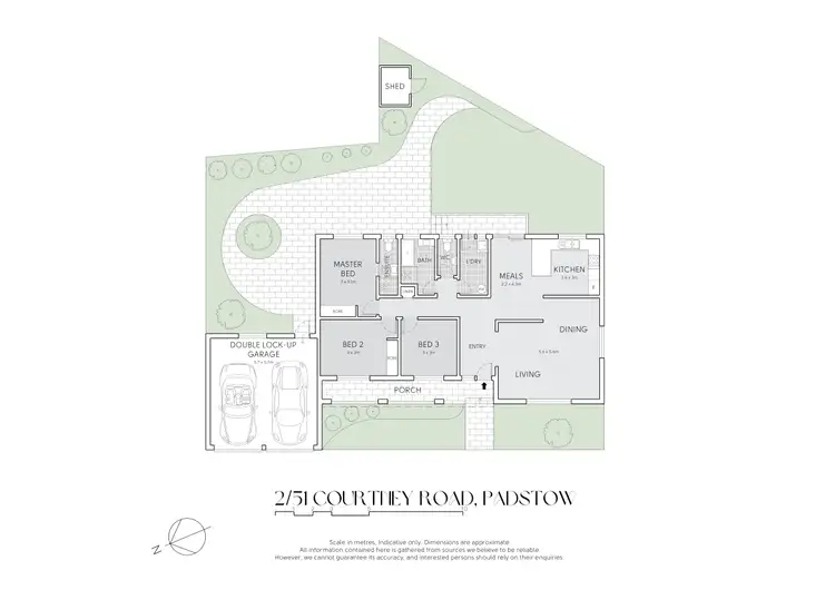 Floorplan of Homely villa listing, 2/51 Courtney Road, Padstow NSW 2211