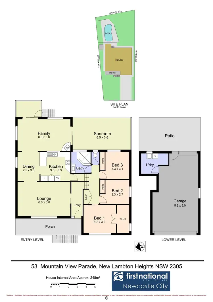 Floorplan of Homely house listing, 53 Mountain View Parade, New Lambton Heights NSW 2305