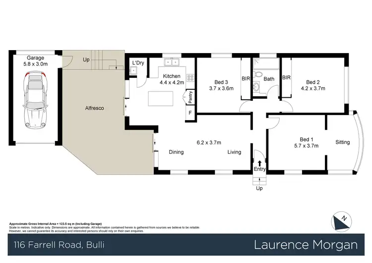 Floorplan of Homely house listing, 116 Farrell Road, Bulli NSW 2516