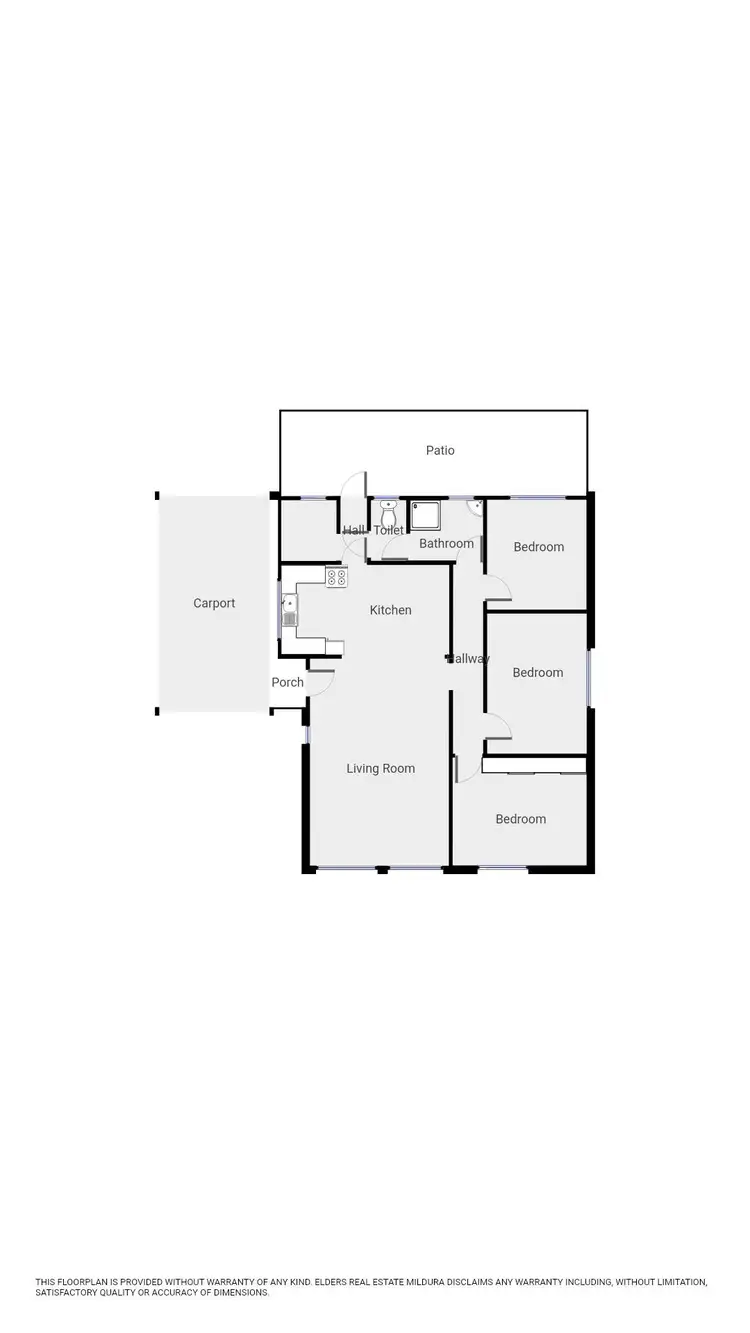 Floorplan of Homely house listing, 8 Keam Crescent, Mildura VIC 3500