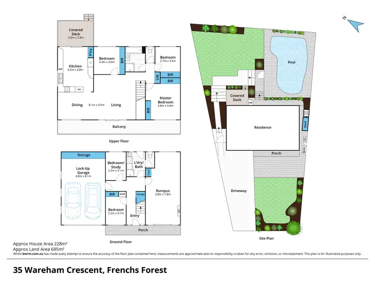 Floorplan of Homely house listing, 35 Wareham Crescent, Frenchs Forest NSW 2086