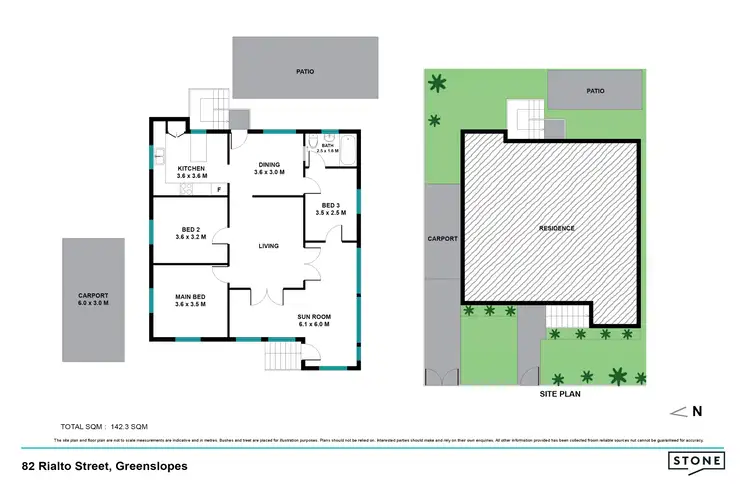 Floorplan of Homely house listing, 82 Rialto Street, Greenslopes QLD 4120