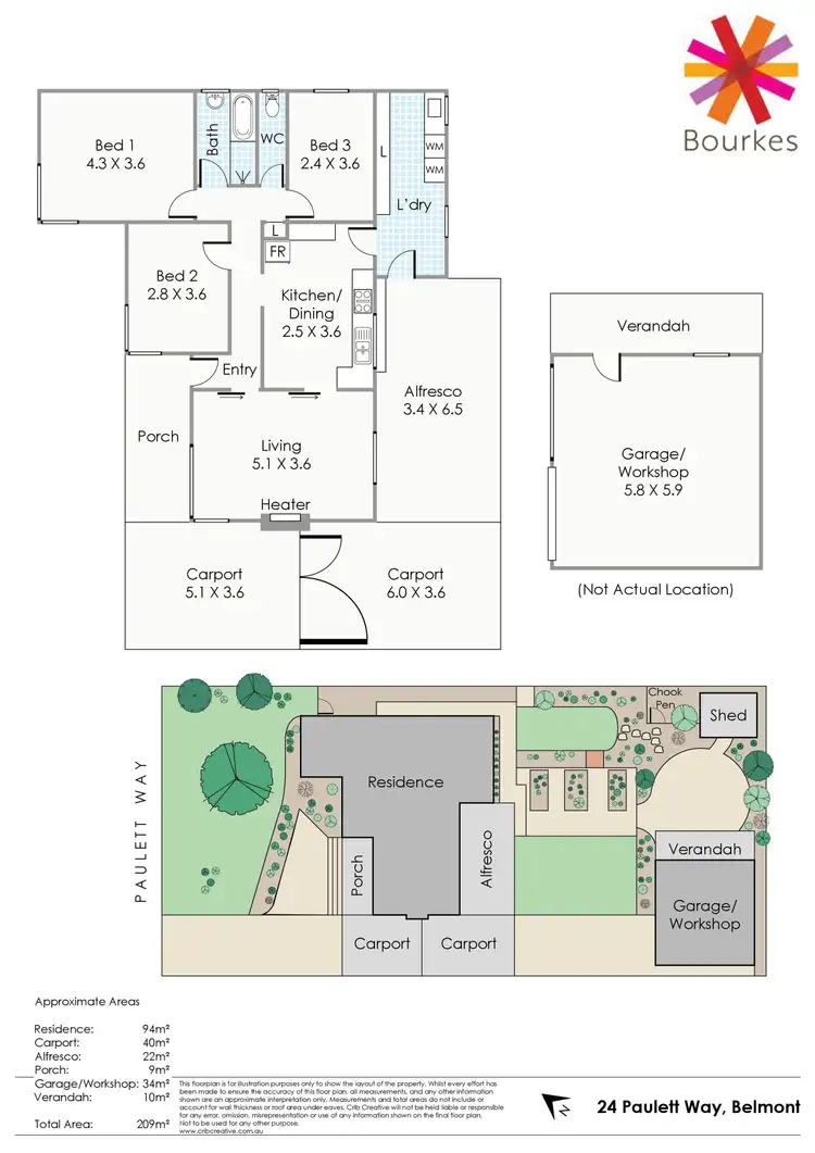 Floorplan of Homely house listing, 24 Paulett Way, Belmont WA 6104