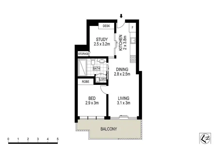 Floorplan of Homely apartment listing, 13/50 Hillcrest Street, Crace ACT 2911