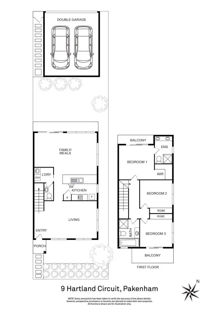 Floorplan of Homely house listing, 9 Hartland Circuit, Pakenham VIC 3810
