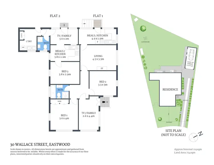 Floorplan of Homely house listing, 30 Wallace Street, Eastwood NSW 2122