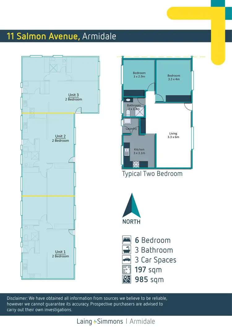 Floorplan of Homely unit listing, 11 Salmon Avenue, Armidale NSW 2350