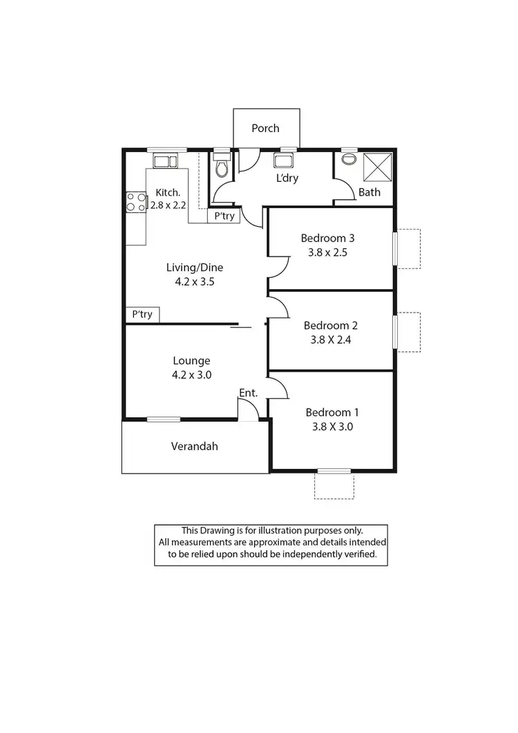 Floorplan of Homely house listing, 371 Mersey Road, Taperoo SA 5017