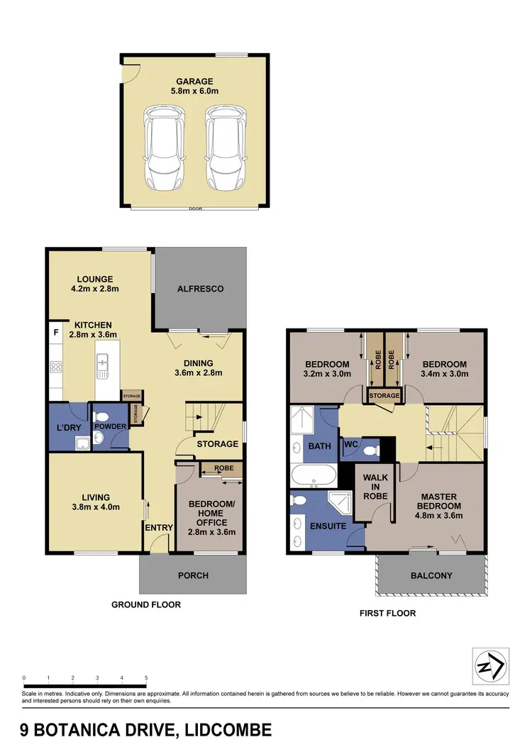Floorplan of Homely house listing, 9 Botanica Drive, Lidcombe NSW 2141