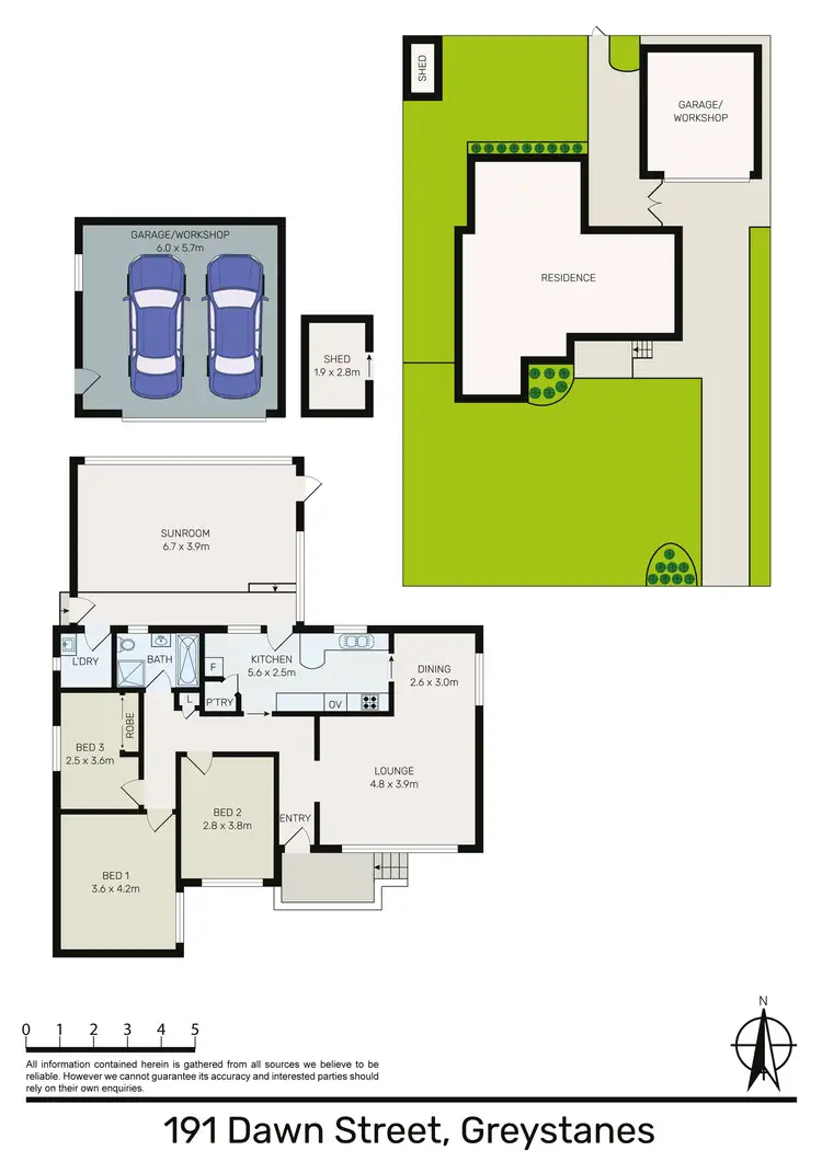 Floorplan of Homely house listing, 191 Dawn Street, Greystanes NSW 2145