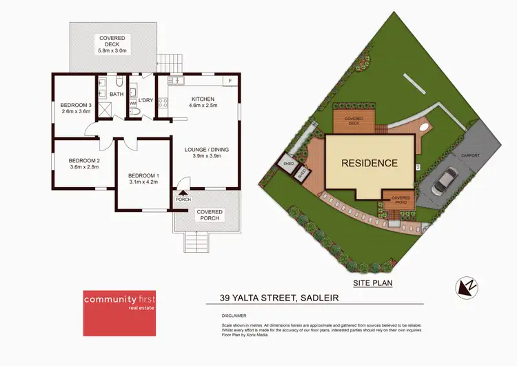 Floorplan of Homely house listing, 39 Yalta Street, Sadleir NSW 2168