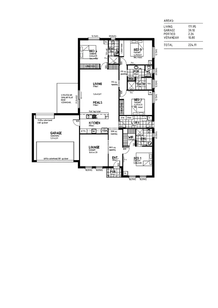 Floorplan of Homely house listing, 2 Graeme Jose Place, Whyalla Norrie SA 5608