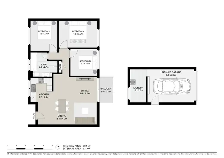 Floorplan of Homely apartment listing, 3/17 Arthur Avenue, Cronulla NSW 2230