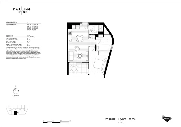 Floorplan of Homely apartment listing, 1911/82 Hay Street, Haymarket NSW 2000