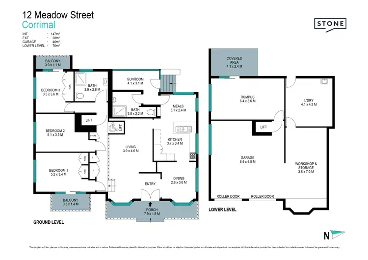 Floorplan of Homely house listing, 12 Meadow Street, Corrimal NSW 2518