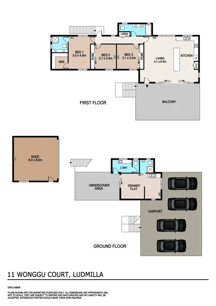 Floorplan of Homely house listing, 11 Wonggu Court, Ludmilla NT 820