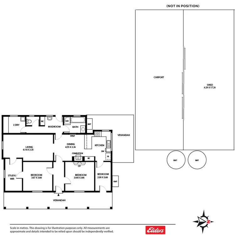 Floorplan of Homely rural property listing, 1084 Signal Flat Road, Finniss SA 5255