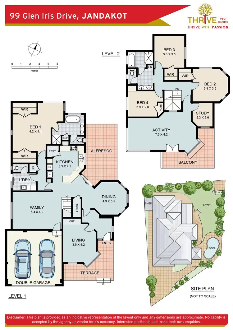Floorplan of Homely house listing, 99 Glen Iris Drive, Jandakot WA 6164