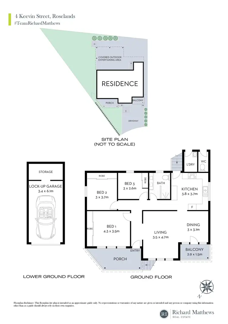 Floorplan of Homely house listing, 4 Keevin Street, Roselands NSW 2196