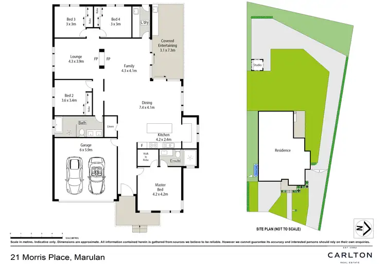 Floorplan of Homely house listing, 21 Morris Place, Marulan NSW 2579