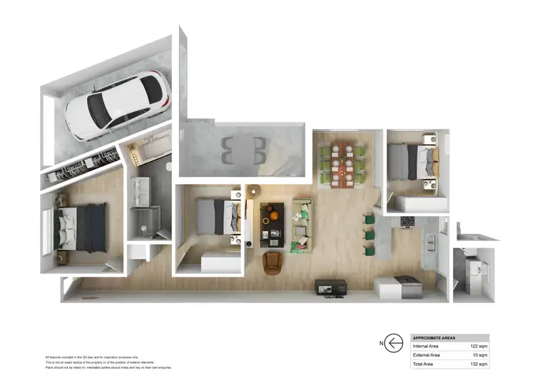 Floorplan of Homely villa listing, 11/423 Lake Road, Argenton NSW 2284