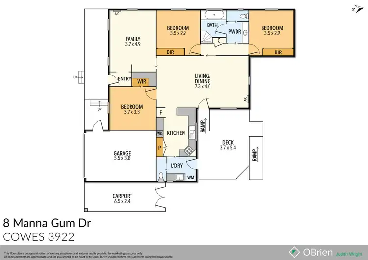 Floorplan of Homely house listing, 8 Manna Gum Drive, Cowes VIC 3922
