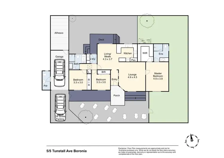 Floorplan of Homely unit listing, 5/5 Tunstall Avenue, Boronia VIC 3155