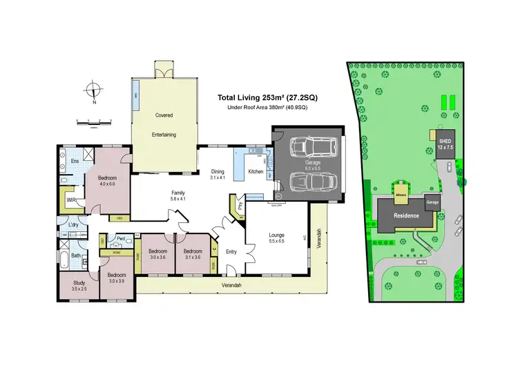 Floorplan of Homely house listing, 474 East West Road, Warragul VIC 3820