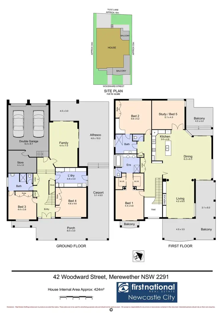 Floorplan of Homely house listing, 42 Woodward Street, Merewether NSW 2291