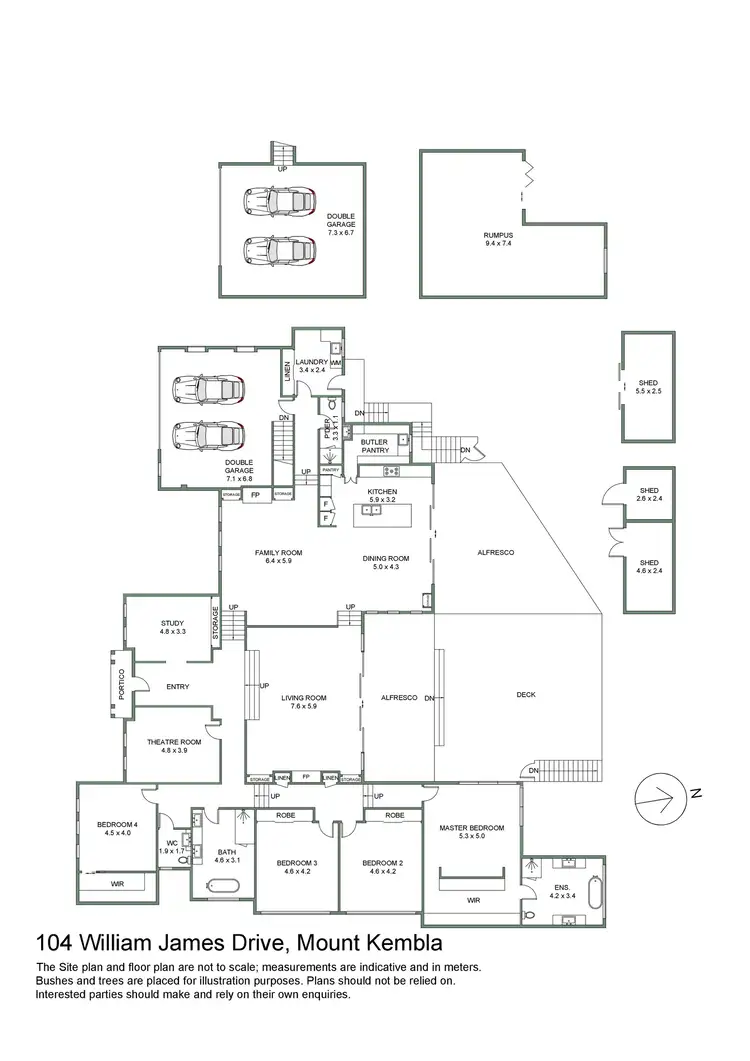 Floorplan of Homely house listing, 104 William James Drive, Mount Kembla NSW 2526