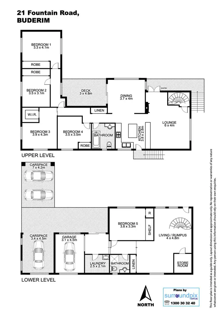 Floorplan of Homely house listing, 21 Fountain Road, Buderim QLD 4556