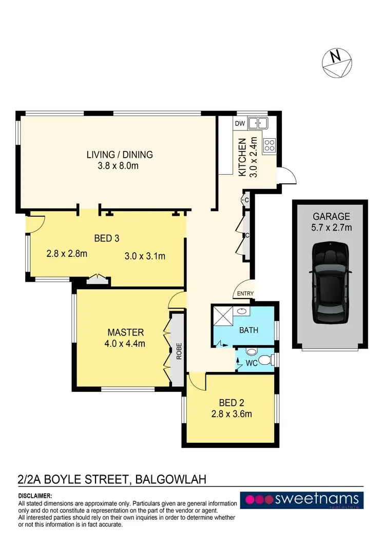Floorplan of Homely apartment listing, 2/2A Boyle Street, Balgowlah NSW 2093
