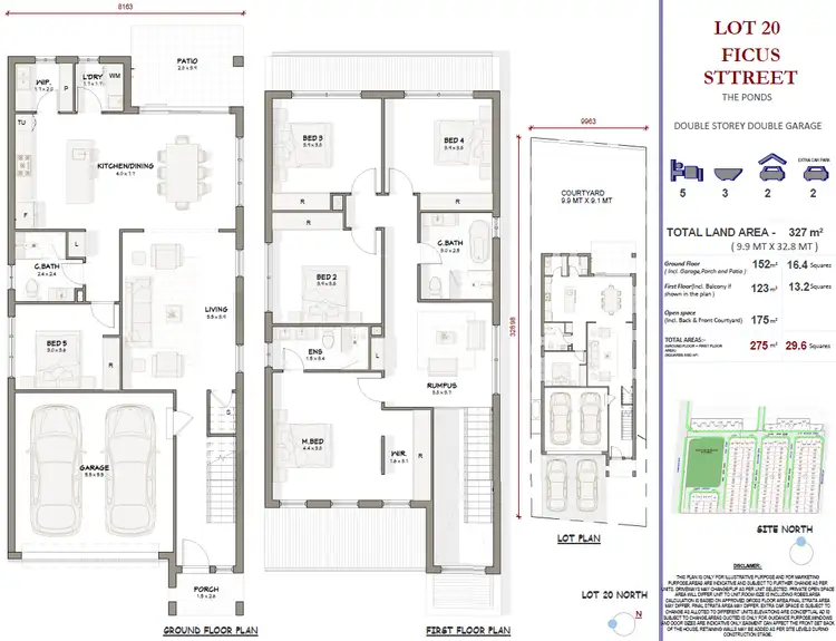 Floorplan of Homely house listing, 17 Ficus Street, The Ponds NSW 2769