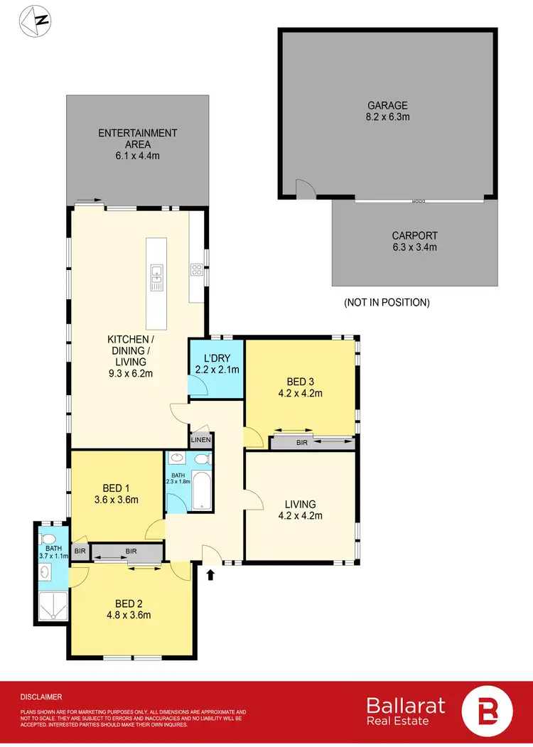 Floorplan of Homely house listing, 1018 Havelock Street, Ballarat North VIC 3350