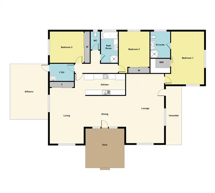 Floorplan of Homely house listing, 28 Pascoe Street, Avoca VIC 3467