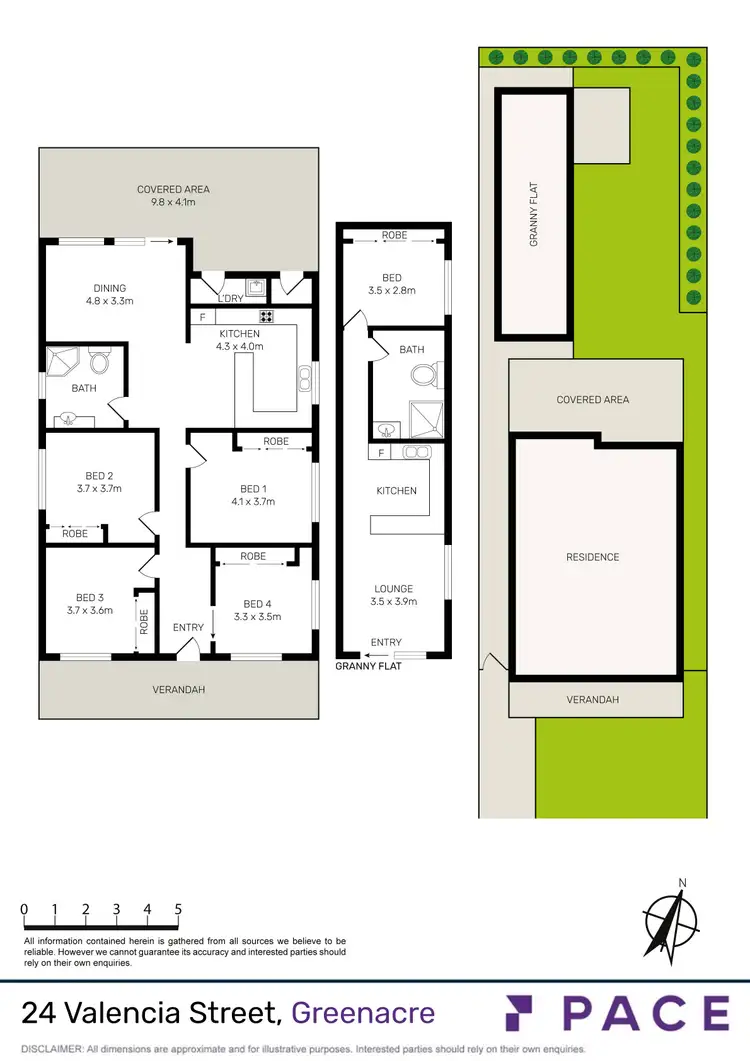 Floorplan of Homely house listing, 24-26 Valencia Street, Greenacre NSW 2190